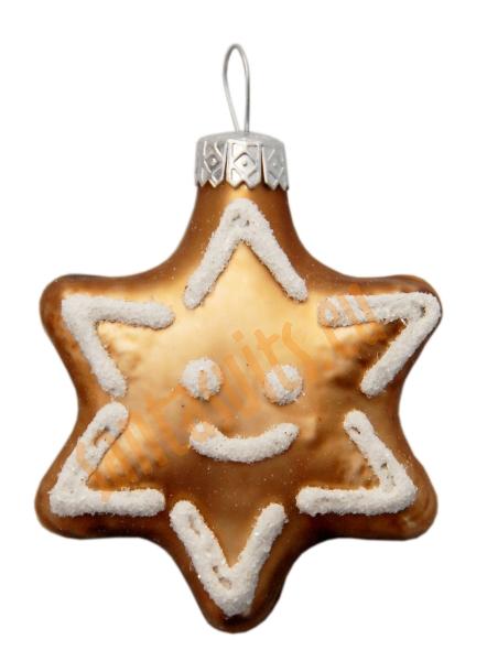 Gingerbread star ornament 3