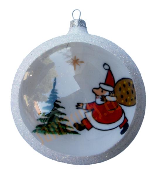 Hand-painted ball ornament, design 20
