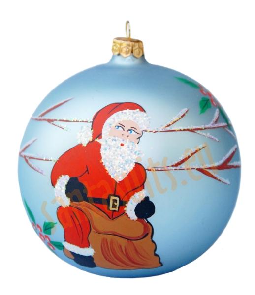 Hand-painted ball ornament, design 4