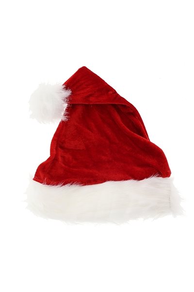 velour Santa's hat for children