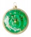 Green clock ornament