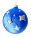 Blue moon ball ornament