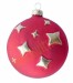Red moon ball ornament