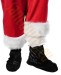 Santa boot covers with long faux fur and trousers