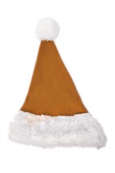 light brown Santa's hat for children