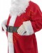 Santa suit with coat - belt, black leather Santa belt