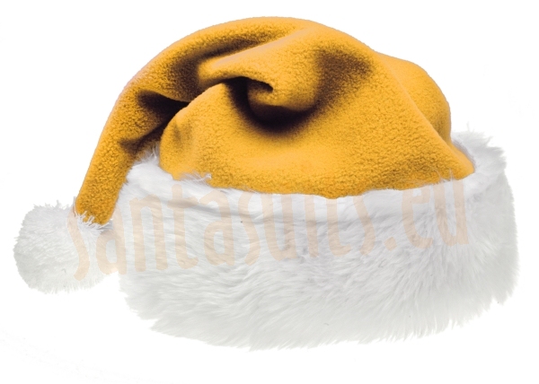 yellow Santa's hat