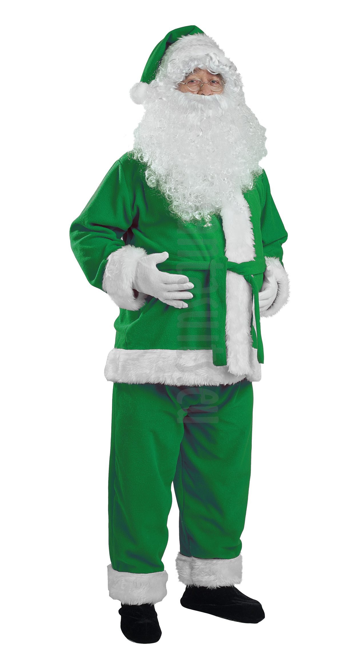 green santa costume