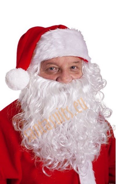 curly Santa beard (11.5"/28 cm) with wig