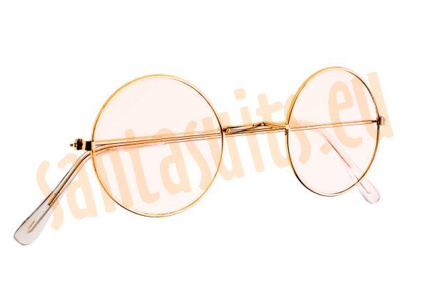 Santa spectacles, metal-framed spectacles with non-corrective lenses