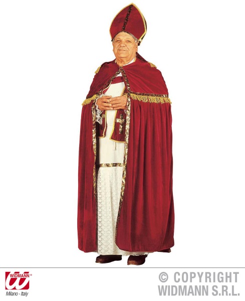 Santa-bishop suit, the true Santa suit - coat, mitre and stole