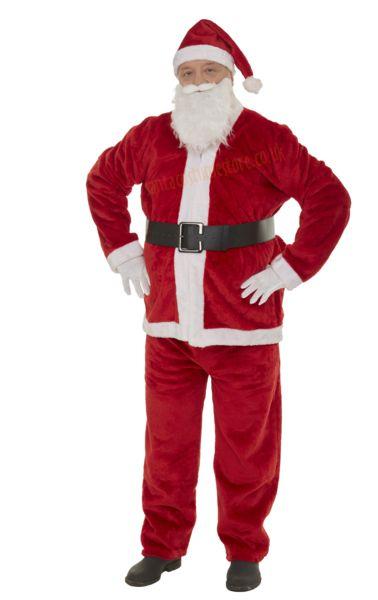 Strong plush Santa suit – 6 parts