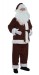 dark brown Santa suit - jacket, trousers and hat