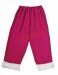 magenta Santa trousers