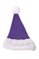 purple Santa's hat for children