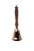 big Santa's brass bell with wooden handle