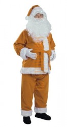 light brown Santa suit - jacket, trousers and hat light brown Santa suit - jacket, trousers and hat