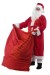 Santa suit with coat - sack for presents