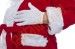 short Santa gloves, white cotton gloves