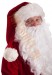 Super deluxe fleece Santa suit with jacket - full set (13 parts plus 4 accessories)