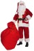 Super deluxe fleece Santa suit set (11 parts)