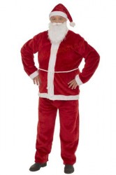 Strong plush Santa suit – 5 parts