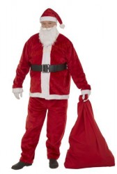 Strong plush Santa suit – 8 parts