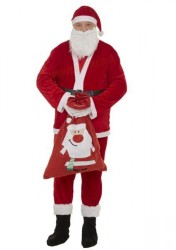 Thin plush Santa suit – 8 parts