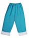 turquoise Santa trousers