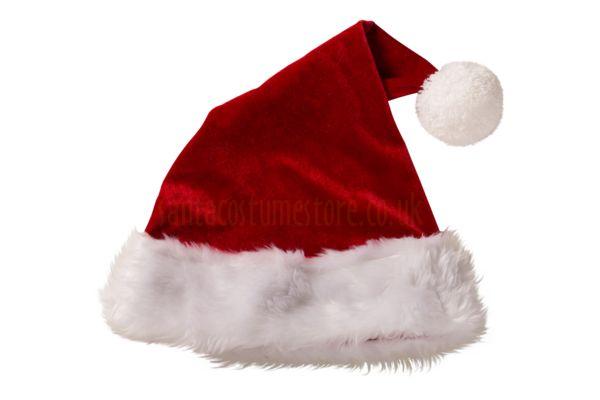 Velour Santa hat